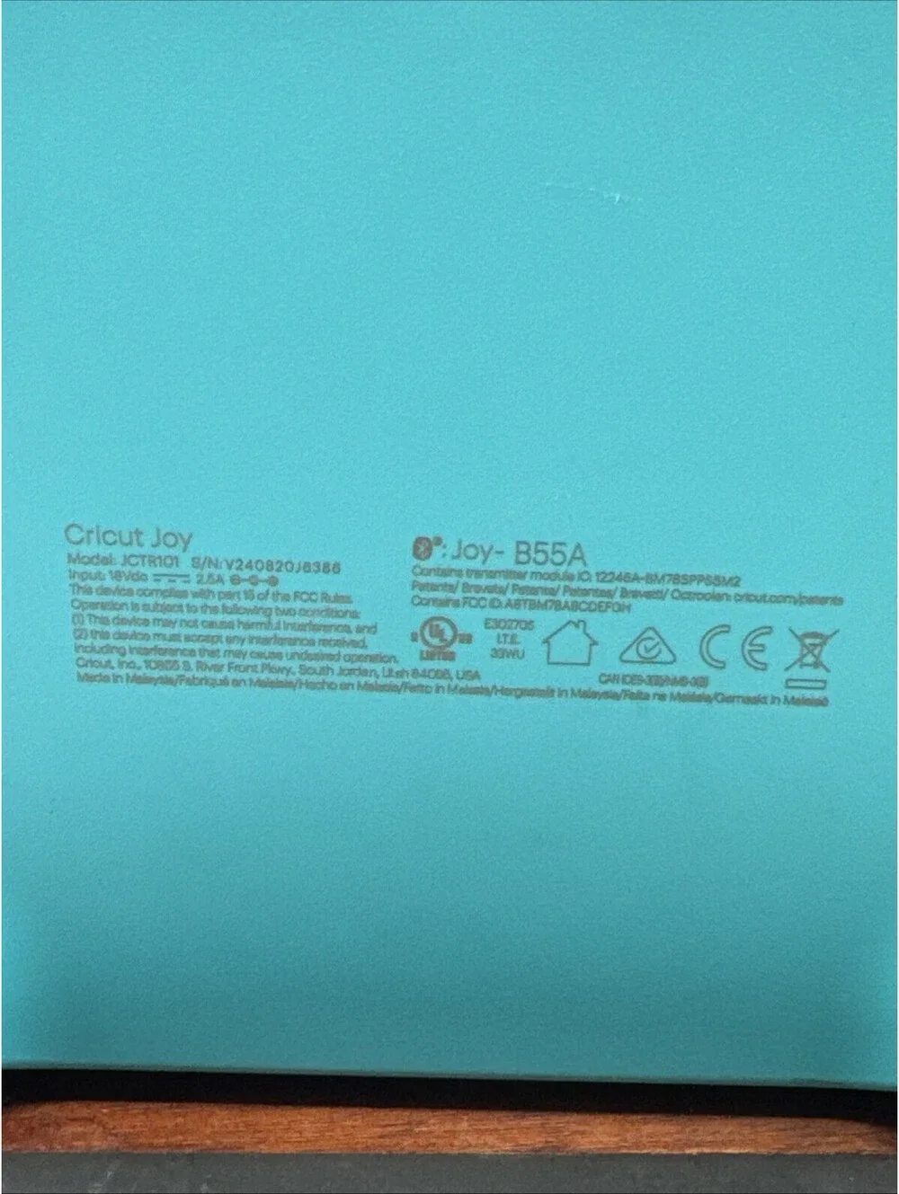 Cricut Joy JCTR101 Compact Smart Cutting Machine — NO POWER CORD, Untested
